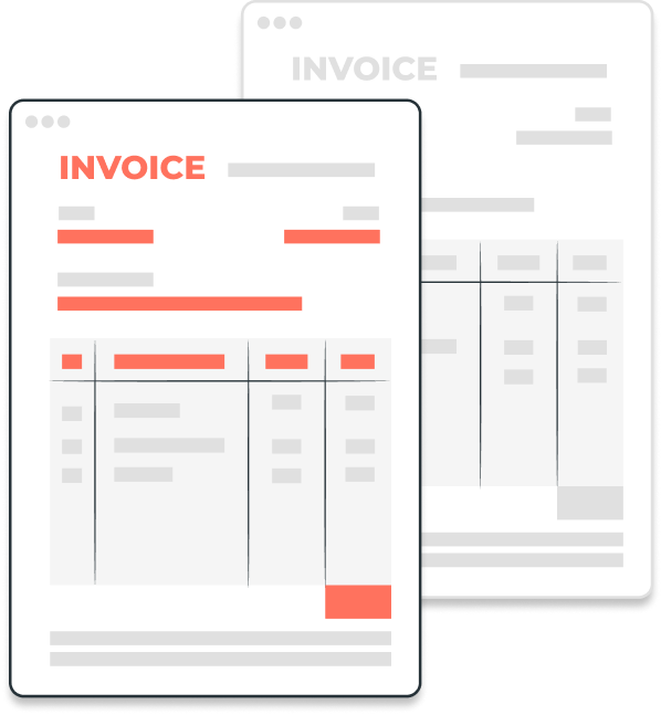customise invoice vector img